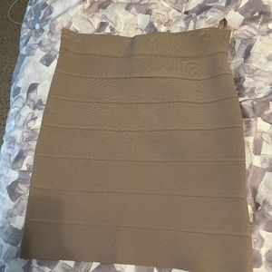 BCBG Max Azria Khaki Pencil Skirt